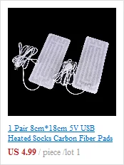 1 пара 5 в USB нагревательные перчатки коврик стелька компонент для электрического нагрева перчатки обувь