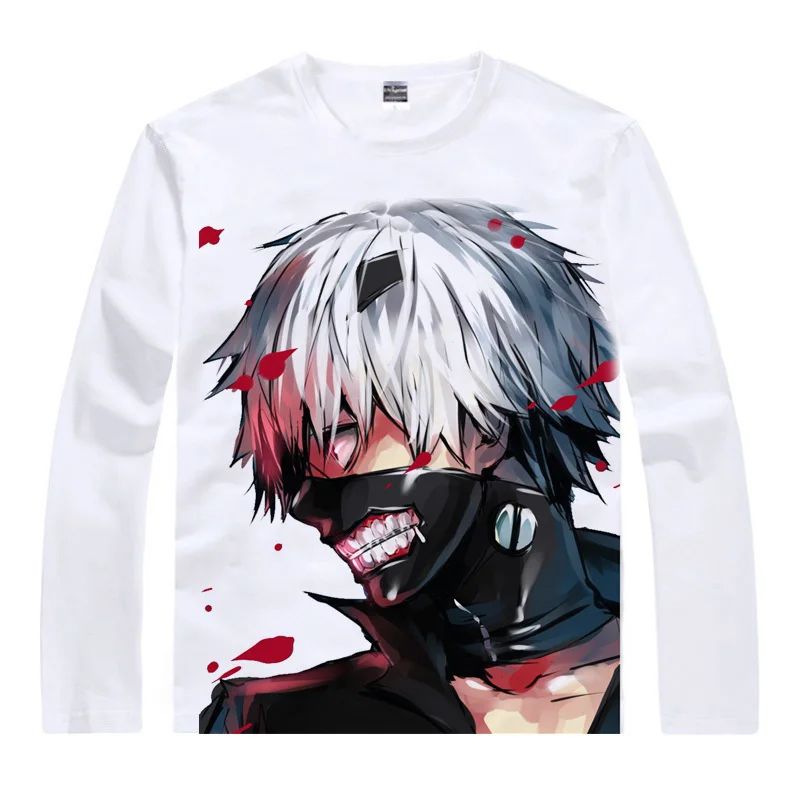Мужская футболка COOLPRINT Ken Kaneki Haise Sasaki Токийский Гуль футболки с длинным рукавом