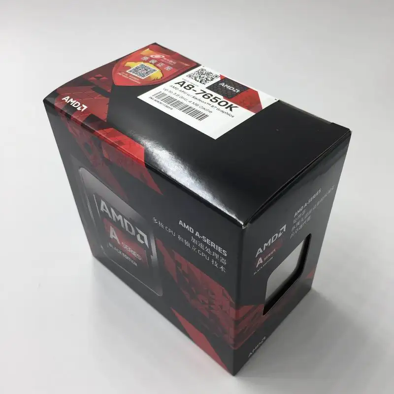 AMD APU A8 7650 К Процессор процессор в штучной упаковке с радиатор 4 ядра 3 ГГц МБ разъем