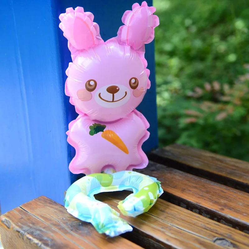 2 шт Мин наручные фольгированные шары животное надувной баллон гелия