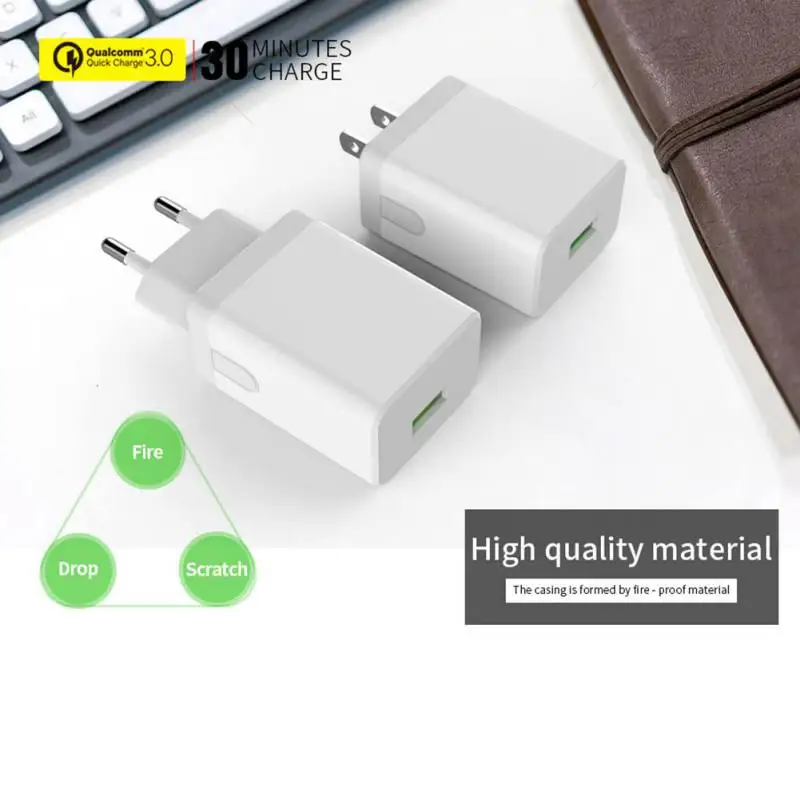 QC3.0 быстрое зарядное устройство USB настенное Быстрая зарядка дорожный адаптер