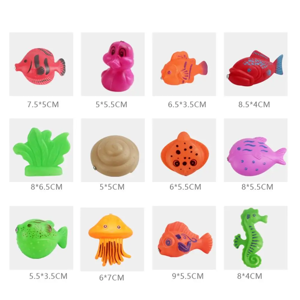 Детский набор рыболовных игрушек для мальчиков и девочек магнитный игровой