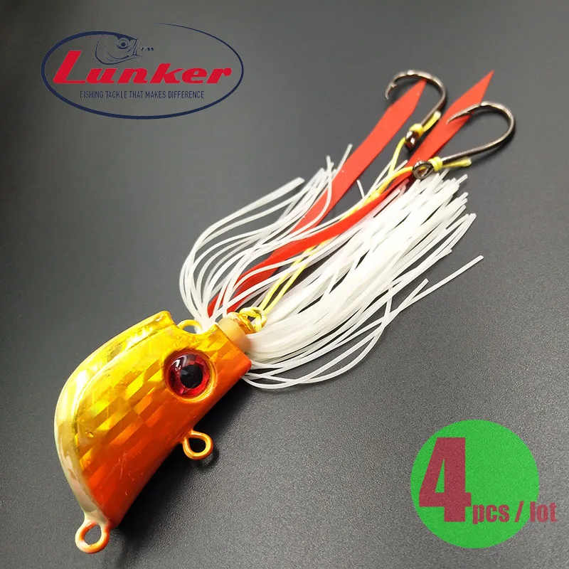 Lunker madai tai kabura rubber 25 г 45 65 85 металлическая медленная голова джига красные Снэппер
