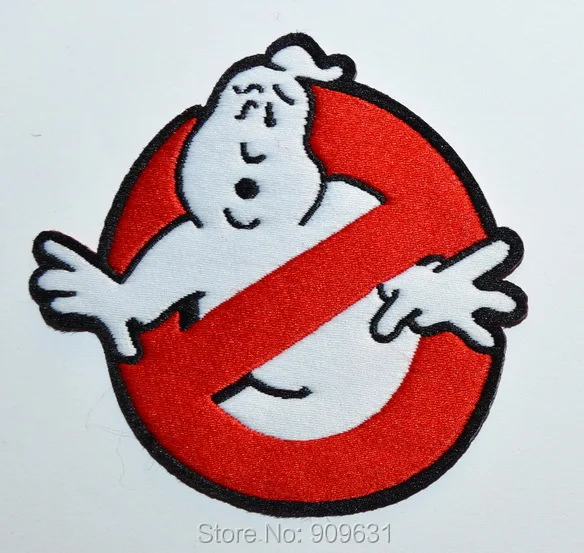 2 5 дюймов Ghostbusters ткань патч железо на мотиве Железо аппликация аксессуар для DIY +