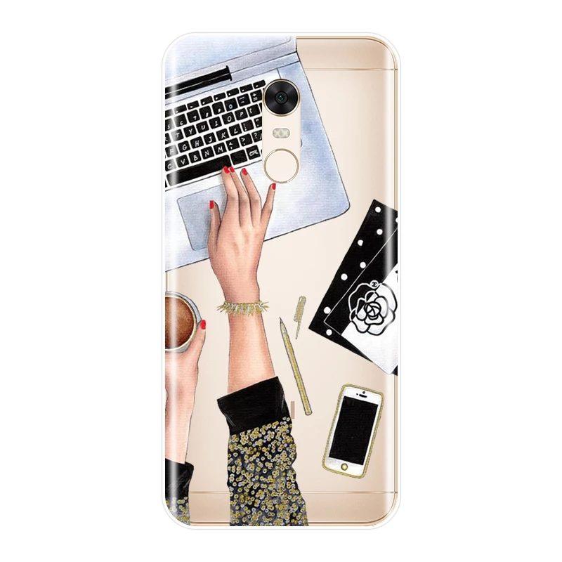 No.4 Силиконовый чехол для телефона Xiaomi Redmi S2 4A 5A 6A 5 Plus Girl Boss, задняя крышка для Pocophone F1 Redmi Note 4 4X5 5A 6 Pro Prime - Цвет: No.4