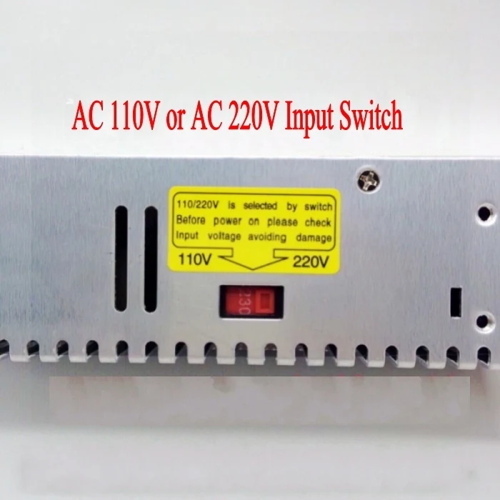 AC-DC преобразователь 110 v 220 v DC/DC 0-24 V 20A 480 W дисплей цифрового вольтметра регулятор регулируемый Питание