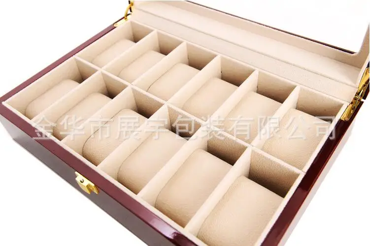 Элегантная шкатулка из вишневого дерева для демонстрации чехлов коллекция