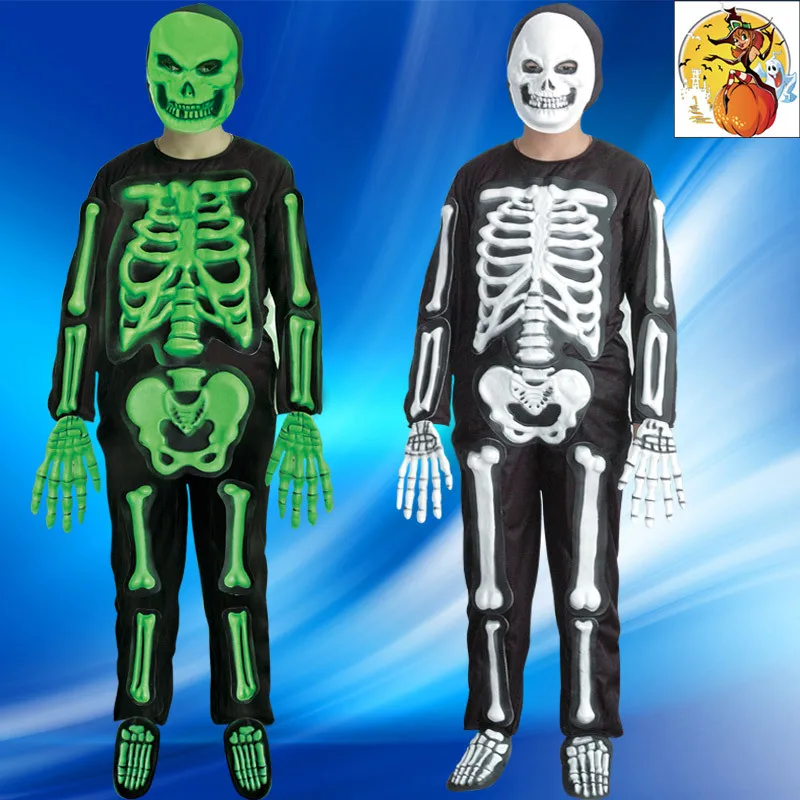 Бесплатная доставка платье Штаны сиамские маска Череп на Хеллоуин череп ботинок