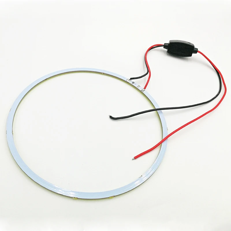 2 шт.(1 пара) белый 70 мм 60SMD COB Светодиодный фонарь ангельские глазки лампа Halo кольцевая лампа с корпусом