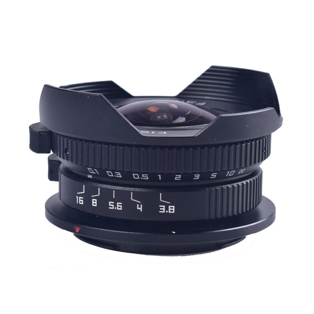 Супер широкоугольный объектив рыбий глаз Lightdow 8 мм F3.8 для M4/3 Mount Camera For LUMIX GX8 GX85 G7