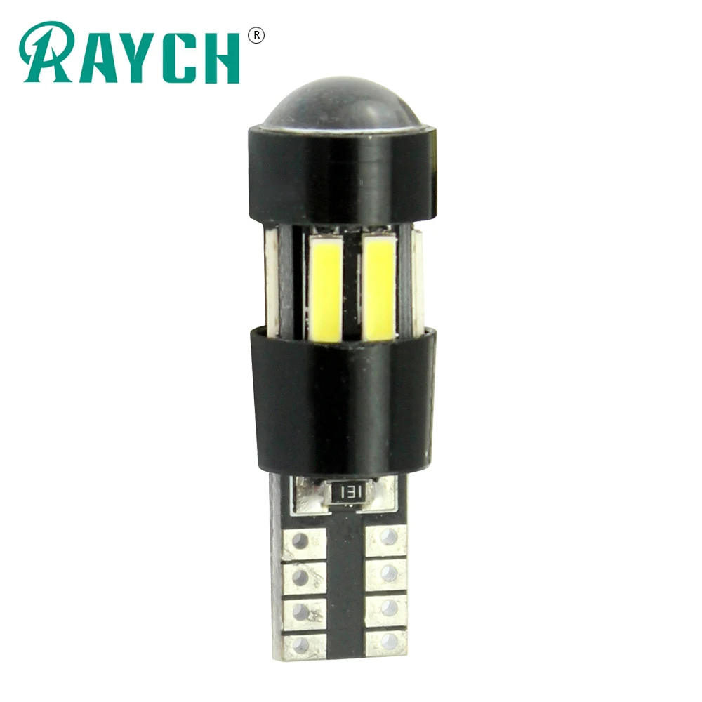 2 шт. T10 7020 10SMD светодиодный автомобильный сигнальный фонарь габаритный боковой