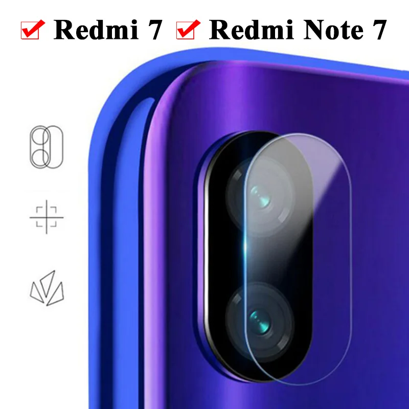 Закаленное стекло для объектива задней камеры Xiaomi Redmi Note 7 защитное защитная