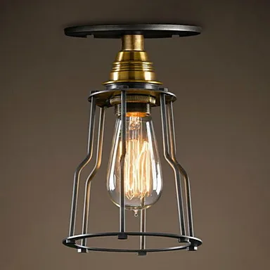 Европейский стиль ретро винтажный потолочный светильник Эдисона индустриальные