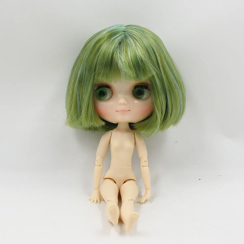 Кукла DBS blyth middie зеленая кукольная кукла для волос блестящее лицо 1/8 20 см аниме