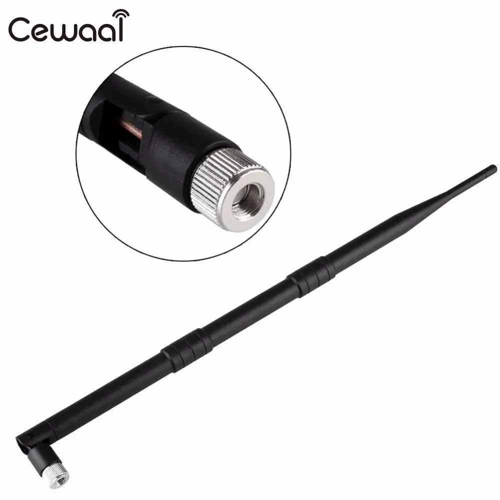 Cewaal Новый 2 4 ГГц RP-SMA мужской 16dBi WI-FI Booster Беспроводная всенаправленная антенна WLAN