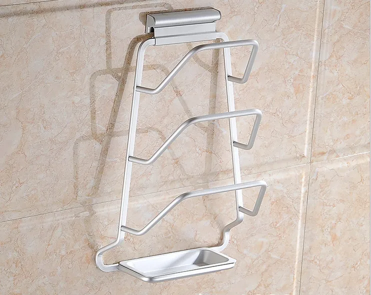 Пространство алюминиевую кастрюлю поддон держатель стенд стойки ковш ложка для