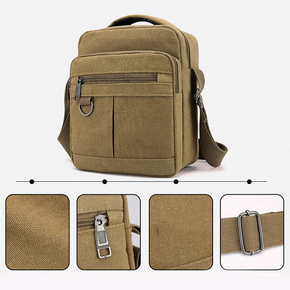 

Hot Fashion Solid Color Square Canvas Crossbody Messenger Shoulder Bag Handbag