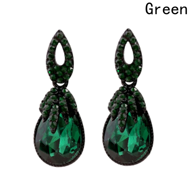 Лидер продаж женские черные винтажные серьги подвески из цинкового сплава с