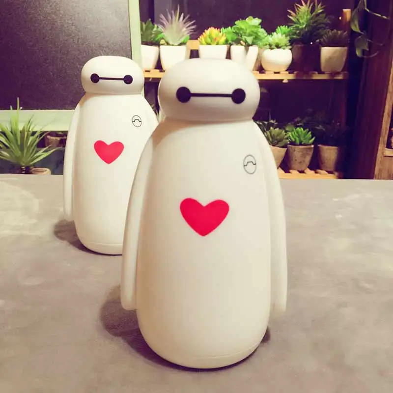 Детский милый мультик Большой Герой Baymax вакуумная колба 300 мл термос чашка термосы бутылка детский термос кружка стакан чашка для воды