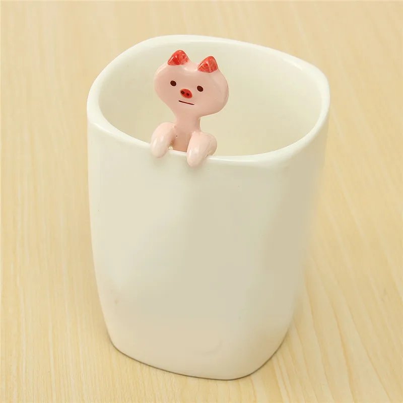 KCASA 1 шт. керамическая подвесная ложка для кофе столовая посуда с милыми