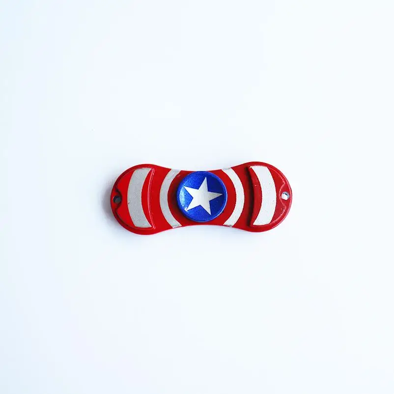 The Avengers Fidget Hand Spinner Fingertip Gyro Finger Spinner Toy Crabs Octagon Shield Captain America Spiderman