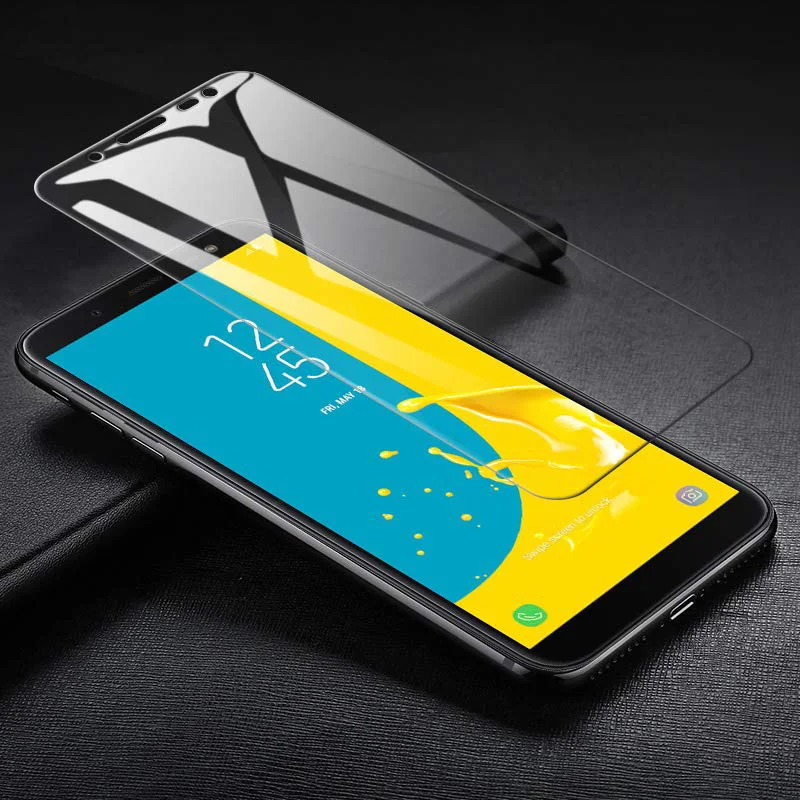 Закаленное стекло 9H для Samsung Galaxy A7 2018 2016 A6 A8 Plus J4 Core J6 A750F J600F A600F A530F защитная пленка