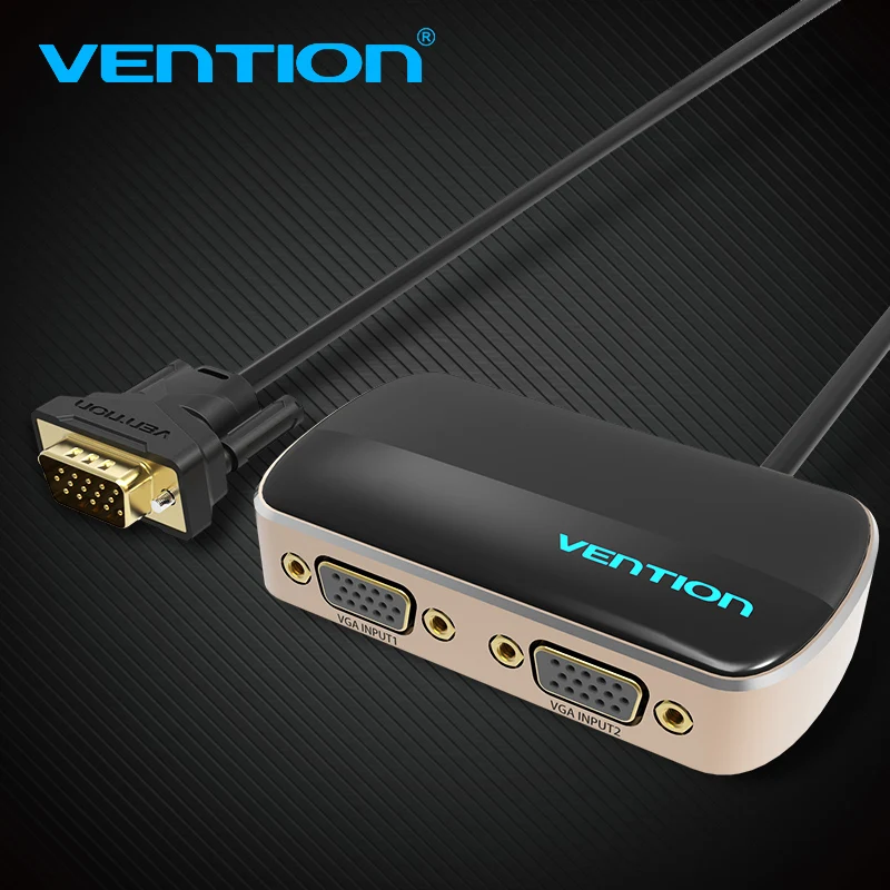Vention 2 порта VGA Разветвитель переключатель входа в 1 выход распределитель