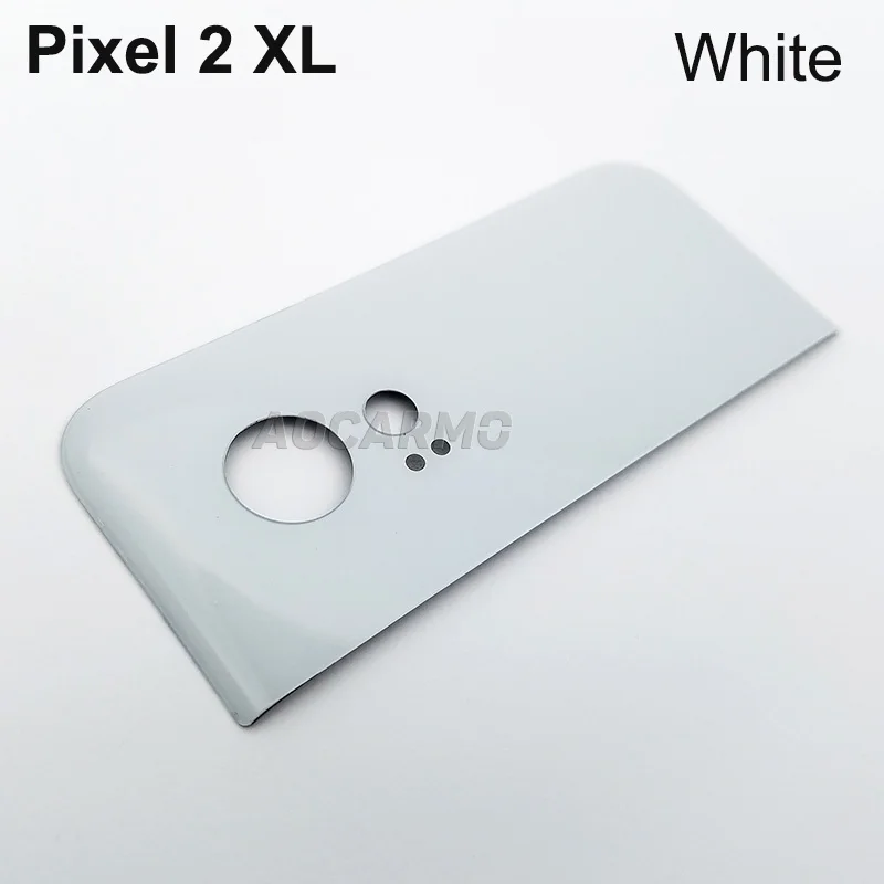 Aocarmo Оригинальный Новый заднее стекло Корпус крышка камеры с клеем для Google Pixel 2 XL