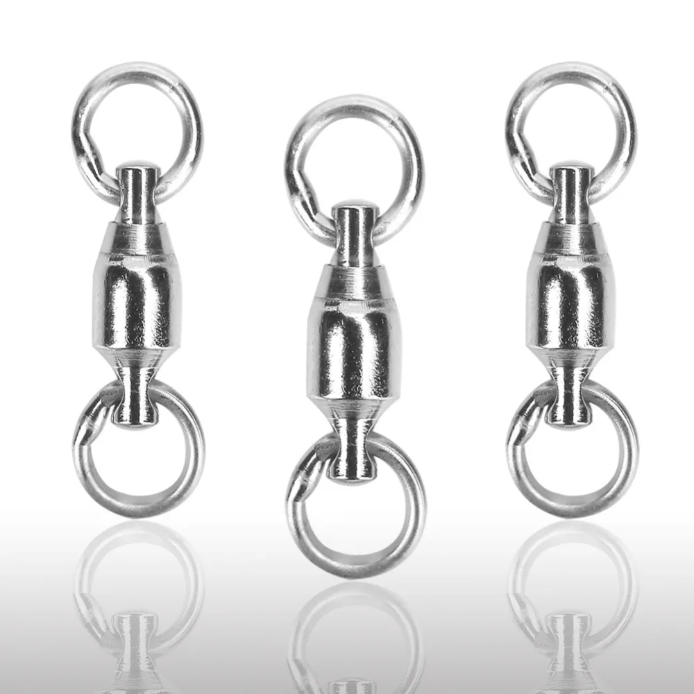 Соединители рыболовные вертлюжные из нержавеющей стали 20 шт./40 шт. | Спорт и