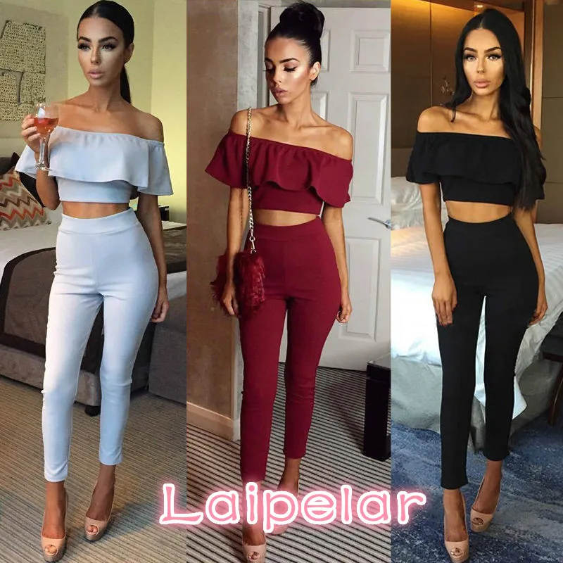 Женский клубный костюм Laipelar комплект из 2 предметов вечерние облегающие
