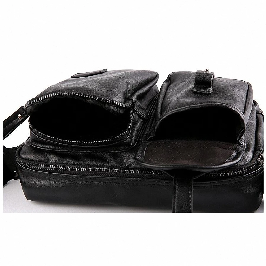 

New Men Handbag Male Travel Fashion PU Leather Shoulder Bags For Men Vintage High Quality Small Men Messenger Bags LI-2439