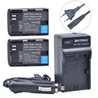 2x2650 MaH LP-E6 LPE6 LP E6 камера батарея + зарядное устройство наборы для Canon DSLR EOS 5D Mark II Mark III 60D 60Da 7D 70D 6D