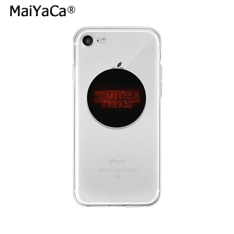 Мягкий чехол для телефона MaiYaCa America TV stranger things из ТПУ Apple iPhone 8 7 6 6S Plus X XS MAX 5 5S SE XR |