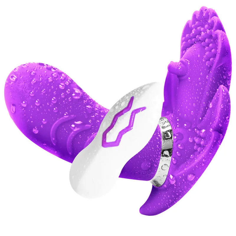 20 Speeds Waterproof Butterfly Vibrator USB Rechargeable Wireless remote control wand G-spot women private goods adult sex toys |