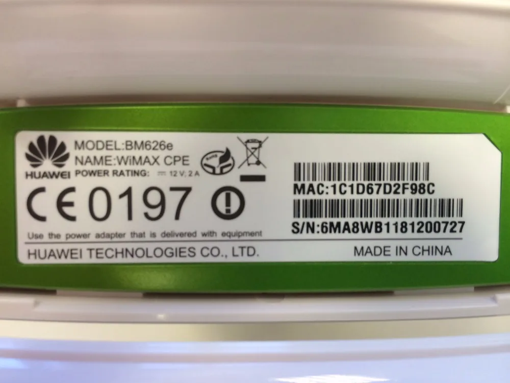Маршрутизатор Huawei Echolife BM626e WiMAX CPE BM622 BM622m 2 496-2 596 5G Wimax | Компьютеры и офис