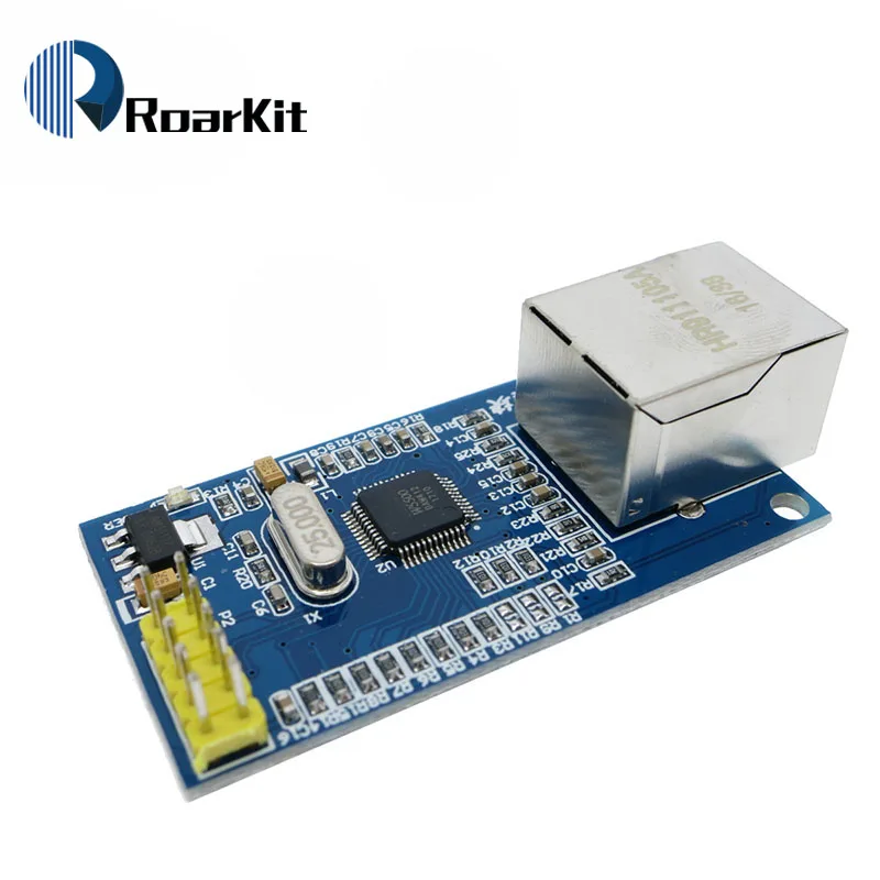 W5500 сетевой модуль Ethernet аппаратное TCP/IP 51/STM32 микроконтроллер программы по W5100