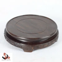 wood annatto handicraft circular base of real wood of buddha stone vases act the role ofing is tasted furnishing articles