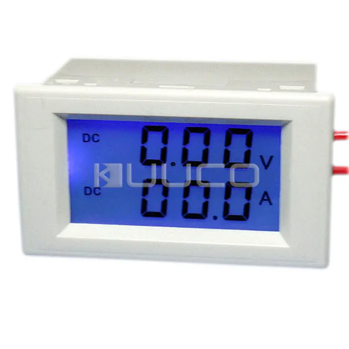 

2in1 Voltage Current Monitor DC 0~20V/50A Digital Voltmeter Ammeter Mini Volt Ampere Meter AC 220V Power Supply #100108
