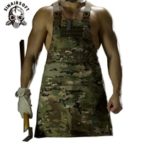 sinairsoft 11 colorunisex sleeveless tactical vest apron pinafore camouflage technician mechanic apron tactical multicam ly1402