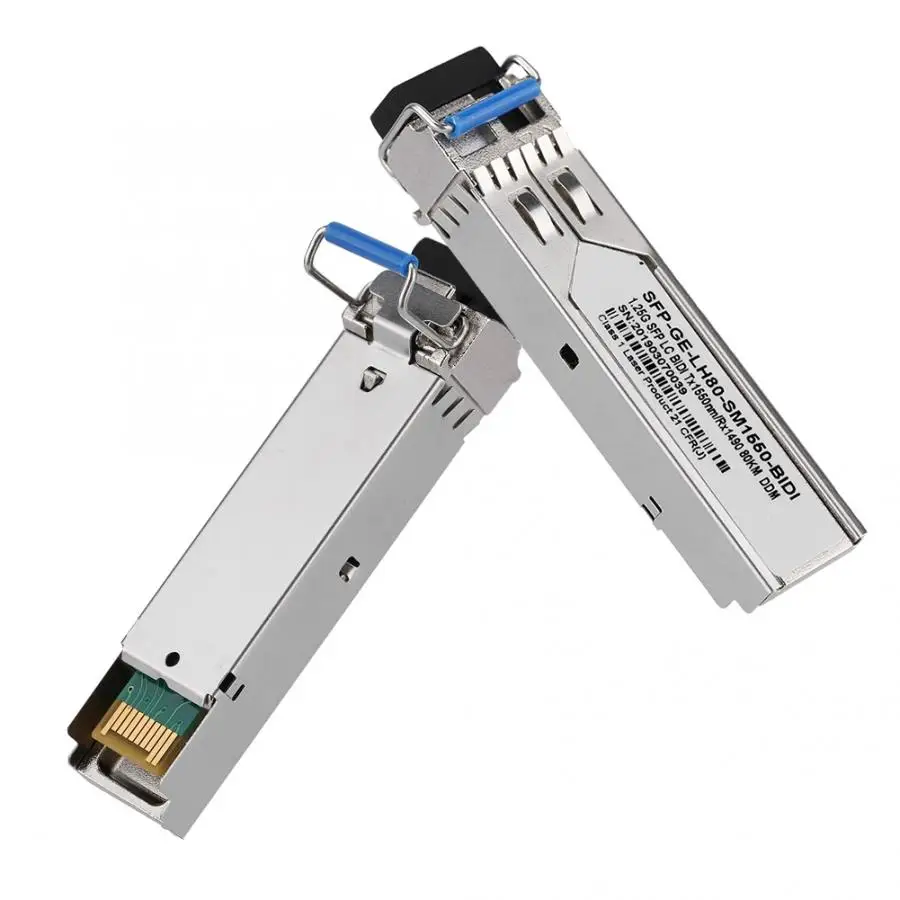 80 км гигабитный одномодовый волоконно-оптический модуль SFP-GE-LH80-SM1550-BIDI | Мобильные