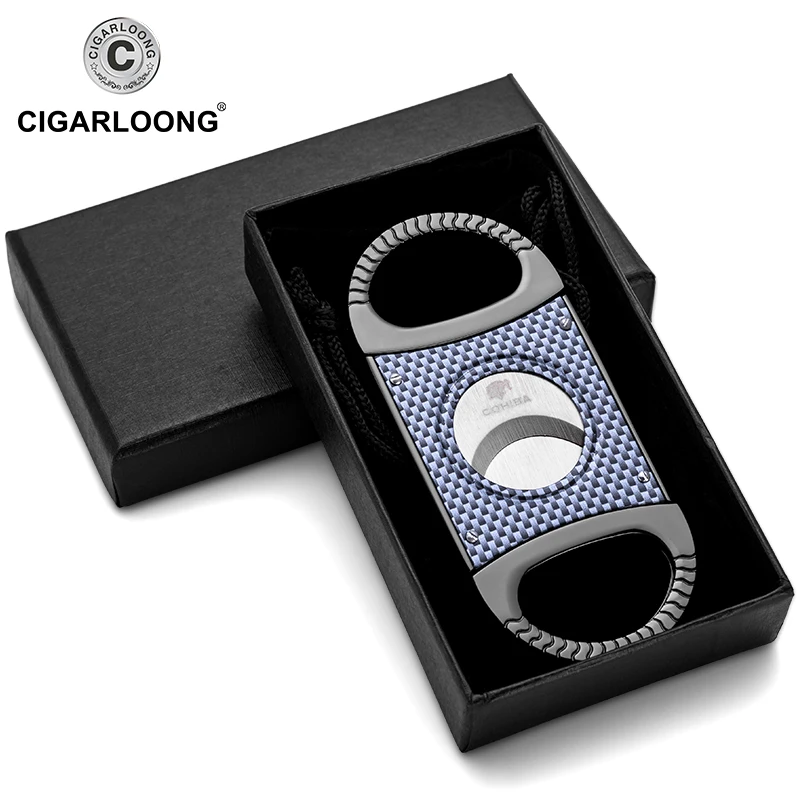 Новое поступление COHIBA заводская цена портативный резак для сигар дорожный из