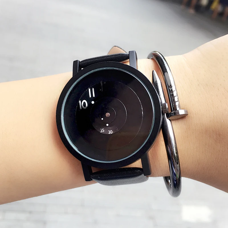 Часы женские кварцевые с кожаным ремешком креативные Элегантные повседневные