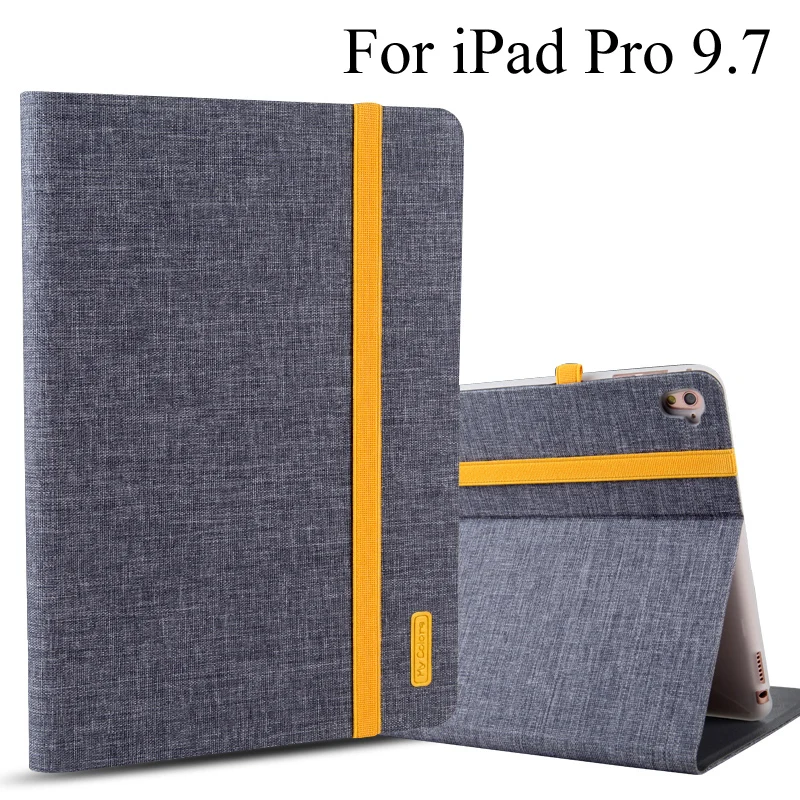 Силиконовый + тканевый чехол для iPad Pro 9 7 умный планшета из искусственной кожи сна