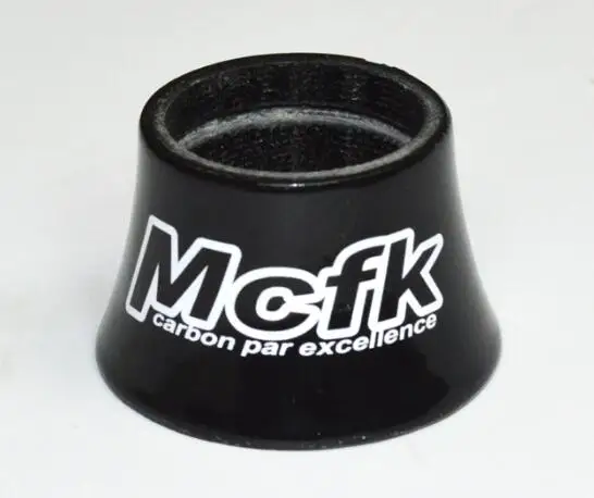 30mm glossy MCFK углеродное волокно дорожный велосипед гарнитура углеродный mtb Запчасти для велосипеда набор вилка Чаша коническая шайба 1 1/8 ''20 30 40 мм - Цвет: 30mm glossy