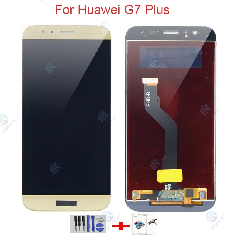 Полный сенсорный ЖК экран дигитайзер для Huawei G7 Plus G8 дисплей с рамкой maimang 4 D199 LCD GX8