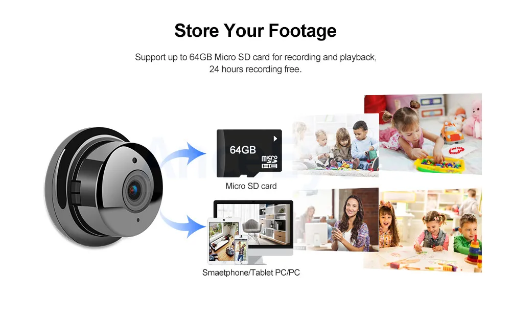 AnceEye 960 P мини беспроводная wifi ip-камера ночного видения мини-видеокамеры наборы для дома мини ip-камера безопасности видеонаблюдения YOOSEE APP