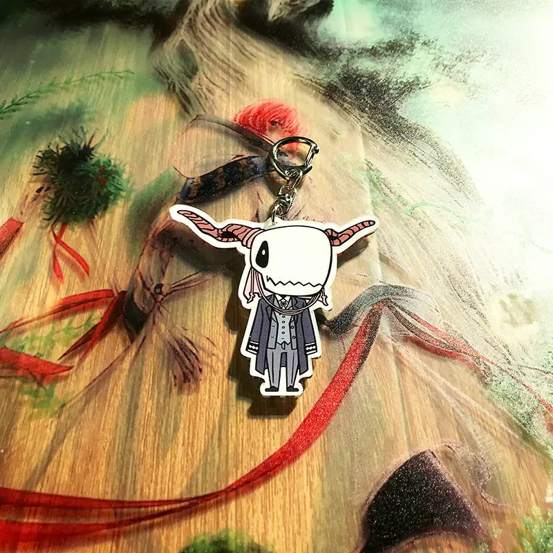 Chise & Elias Ainsworth милый аниме брелок Mahoutsukai No Yome Hatori акриловый кулон с жетоном