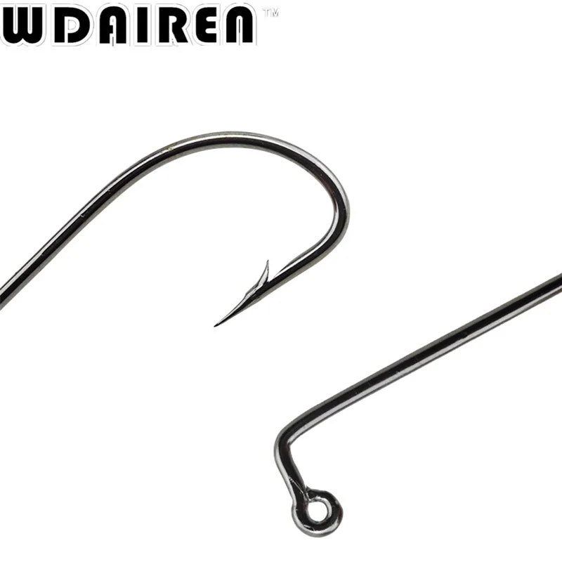 20 шт./лот WDAIREN широкий живот Кривошип крючки Texas Rig рыболовная червячная приманка