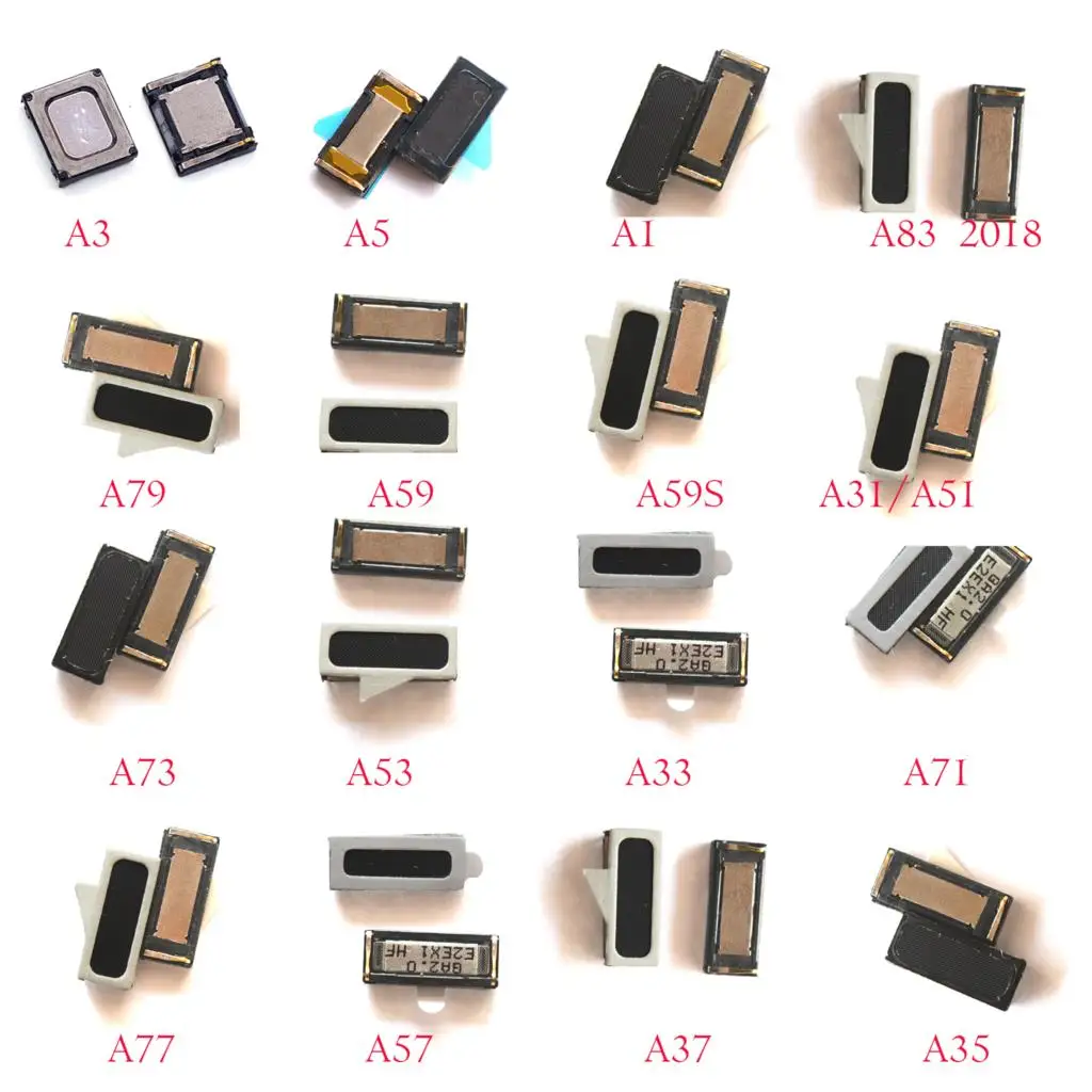 

2pcs earpiece recevier speaker for Oppo A3 A5 A1 A3S/A83 A73 A53 A33 /A79 A58 A59s /A37 A57 A77/A31 A51 A71