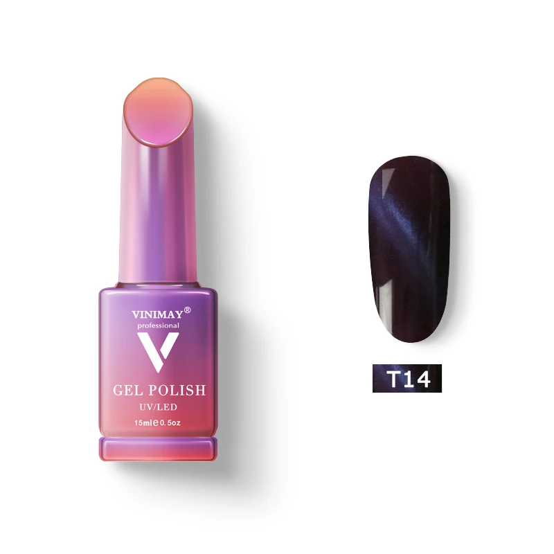 T14 VINIMAY Гель-лак для ногтей vernis полуперманентный УФ-Гель-лак для ногтей - Цвет: T14